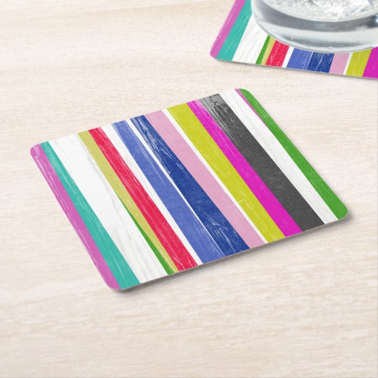 Verticale strips kartonnen onderzetters (Schuin)