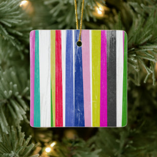 Verticale strips keramisch ornament