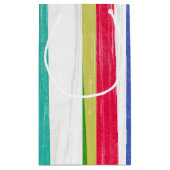 Verticale strips klein cadeauzakje (Achterkant)