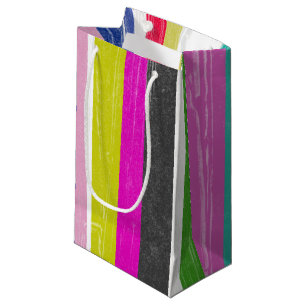 Verticale strips klein cadeauzakje