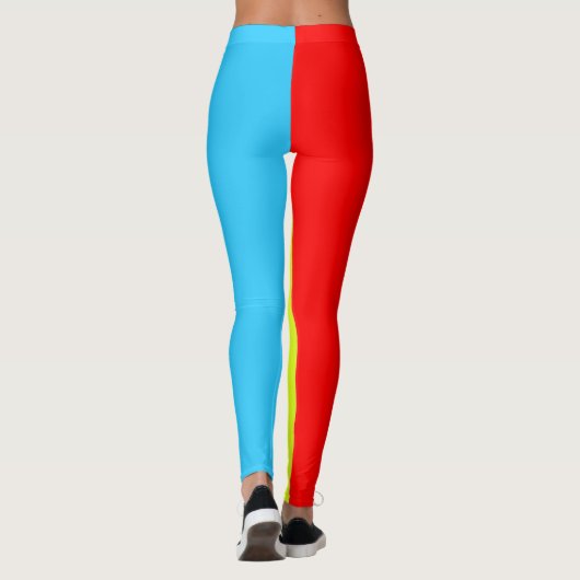 Verticale strips leggings (Achterkant)