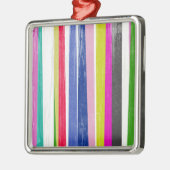 Verticale strips metalen ornament (Links)