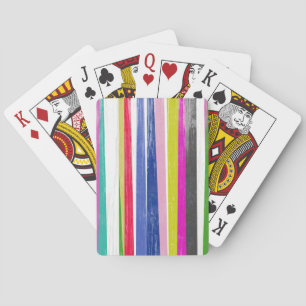 Verticale strips pokerkaarten