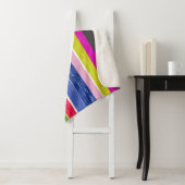 Verticale strips sherpa deken (In situ)