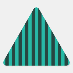 Verticale strips stijldecor turquoise sticker