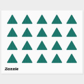 Verticale strips stijldecor turquoise sticker (Vel)