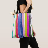 Verticale strips tote bag (Dichtbij)
