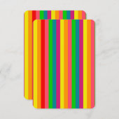 Verticale strips voor meerkleurige regenboog (Voorkant / Achterkant)
