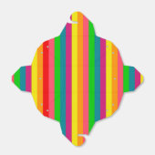 Verticale strips voor meerkleurige regenboog bedankdoosjes (Uitgevouwen)