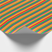 Verticale strips voor meerkleurige regenboog cadeaupapier (Hoek)