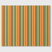 Verticale strips voor meerkleurige regenboog cadeaupapier (Vlak)