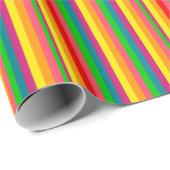 Verticale strips voor meerkleurige regenboog cadeaupapier (Rol Hoek)