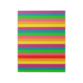 Verticale strips voor meerkleurige regenboog notitieblok (Linkerzijde)