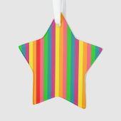 Verticale strips voor meerkleurige regenboog ornament (voorkant)