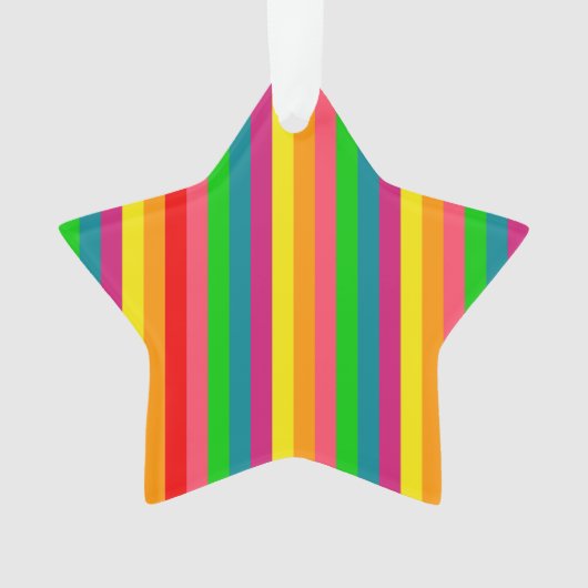 Verticale strips voor meerkleurige regenboog ornament (voorkant)