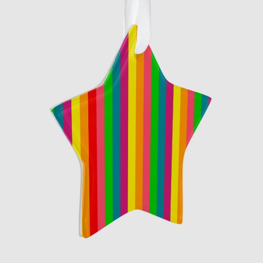 Verticale strips voor meerkleurige regenboog ornament (voorkant)