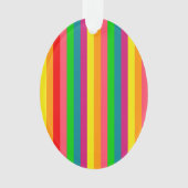 Verticale strips voor meerkleurige regenboog ornament (voorkant)