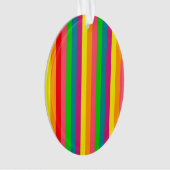 Verticale strips voor meerkleurige regenboog ornament (voorkant)