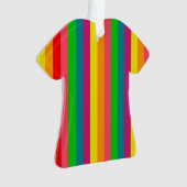 Verticale strips voor meerkleurige regenboog ornament (voorkant)