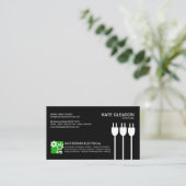 Verticale stroomkabels Helder elektricien pictogra Visitekaartje (Staand voorkant)