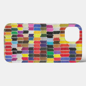 Verticale Swatches Collage met Schaalranden Case-Mate iPhone Case (Achterkant (horizontaal))