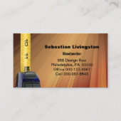 Verticale tapecarpingwerker visitekaartje (Voorkant)