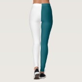verticale tekst ELKE kleur volleybalteamnaam Leggings (Achterkant)