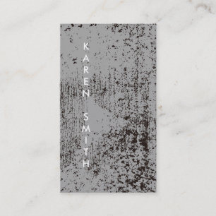 Verticale tekst Modern Grunge Style Visitekaartje
