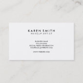 Verticale tekst Moderne Gouden Glitter Style Visitekaartje (Achterkant)