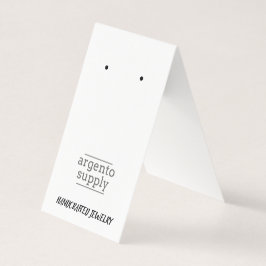 Verticale tentaart met Afbeelding onderaan Visitekaartje