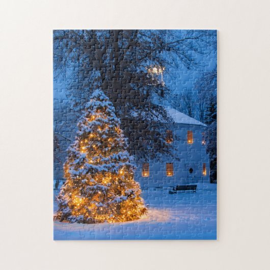 Verticale Vermont Round Church Legpuzzel (Verticaal)