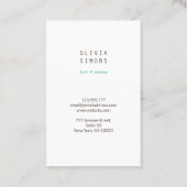 Verticale Visitekaartjes (Achterkant)