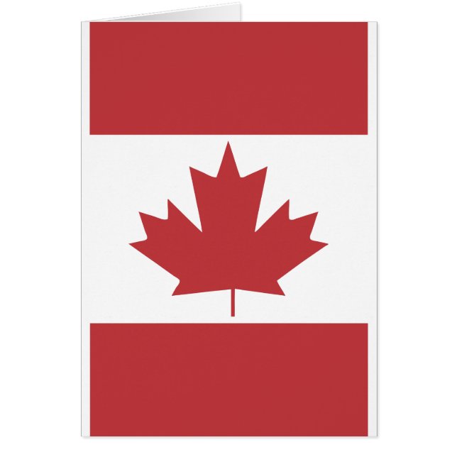 verticale vlag van Canada (Voorkant)