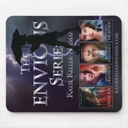 Verticale vorige serie Mousepad Muismat (Voorkant)