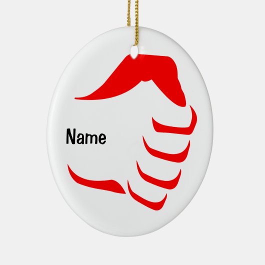 Verticale vuistOrnament Keramisch Ornament (Rechts)