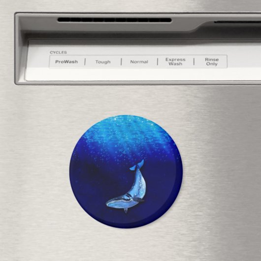 Verticale walvisbewegingsschaal naar beneden in oc magneet (Insitu (Vaatwasser))