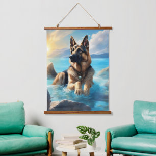 Verticale wandtapes van 26 x 36 inch hangend wandkleed