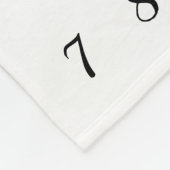 Verticale Waterverf Baby Girl Milestone Blanket Fleece Deken (Hoek)