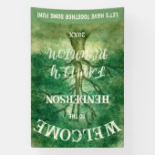 VERTICALE WATERVERF RUSTIC OAK TREE FAMILIE REUNIO SPANDOEK (Verticaal)