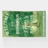 VERTICALE WATERVERF RUSTIC OAK TREE FAMILIE REUNIO SPANDOEK (Horizontaal)