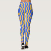 Verticale Wavy Stripes Leggings (Achterkant)