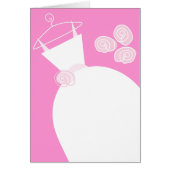 Verticale weddenschap Roze tekst (Voorkant)