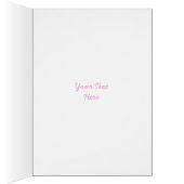 Verticale weddenschap Roze tekst (Binnen (Rechts))