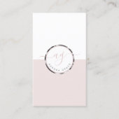 Verticale White Silver Grace Visitekaartje (Voorkant)