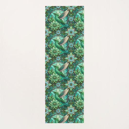 Vertically and horizontally oriented images show  yogamat (Achterkant)