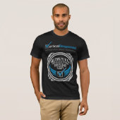 VerticalResponse Rock op Black - Mannen T-shirt (Voorkant volledig)