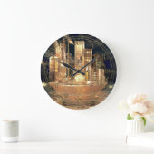 Verticiteit Fantasy Futuristic City Grote Klok (Huis)