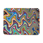 Verticle tapijt Abstract 6, 2018 | SVP-Afbeeldinge Magneet (Horizontaal)