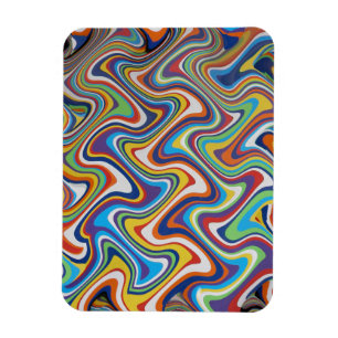 Verticle tapijt Abstract 6, 2018 SVP-Afbeeldinge Magneet