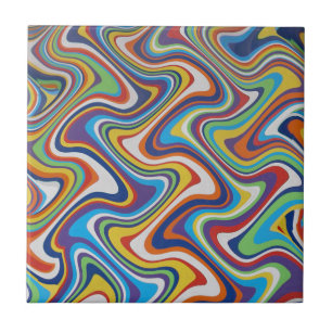 Verticle tapijt Abstract 6, 2018   SVP-Afbeeldinge Tegeltje